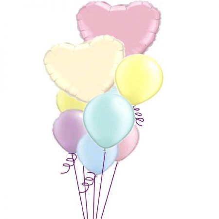Balloon bq 5 Pastel Hearts